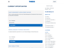 Tablet Screenshot of careers.thiess.com.au